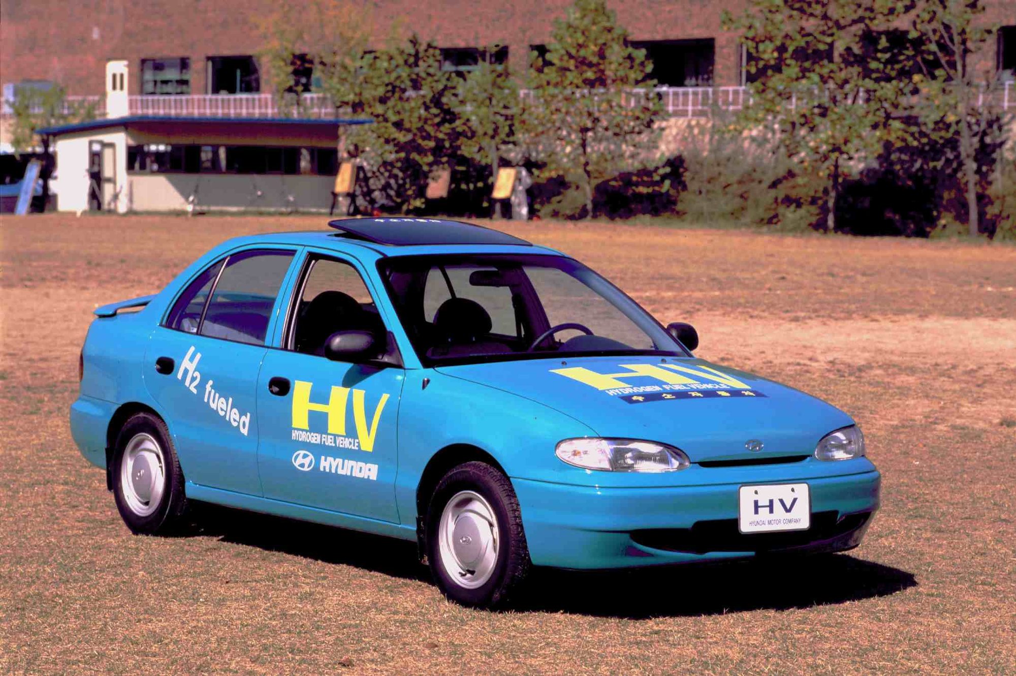 Koncept elektromobilu Hyundai Accent EV nabízel dojezd 390 kilometrů a nejvyšší rychlost 140 km/h
