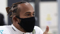 Lewis Hamilton během soukromého testu Mercedesu v Silverstone před zahájením sezóny 2020