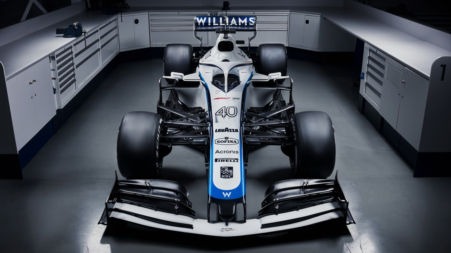 Williams FW43 - Mercedes s novým barevných designem pro sezónu 2020