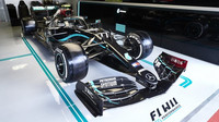 Vůz Mercedes F1 W11 EQ Performance během 1. tréninku na GP Rakouska