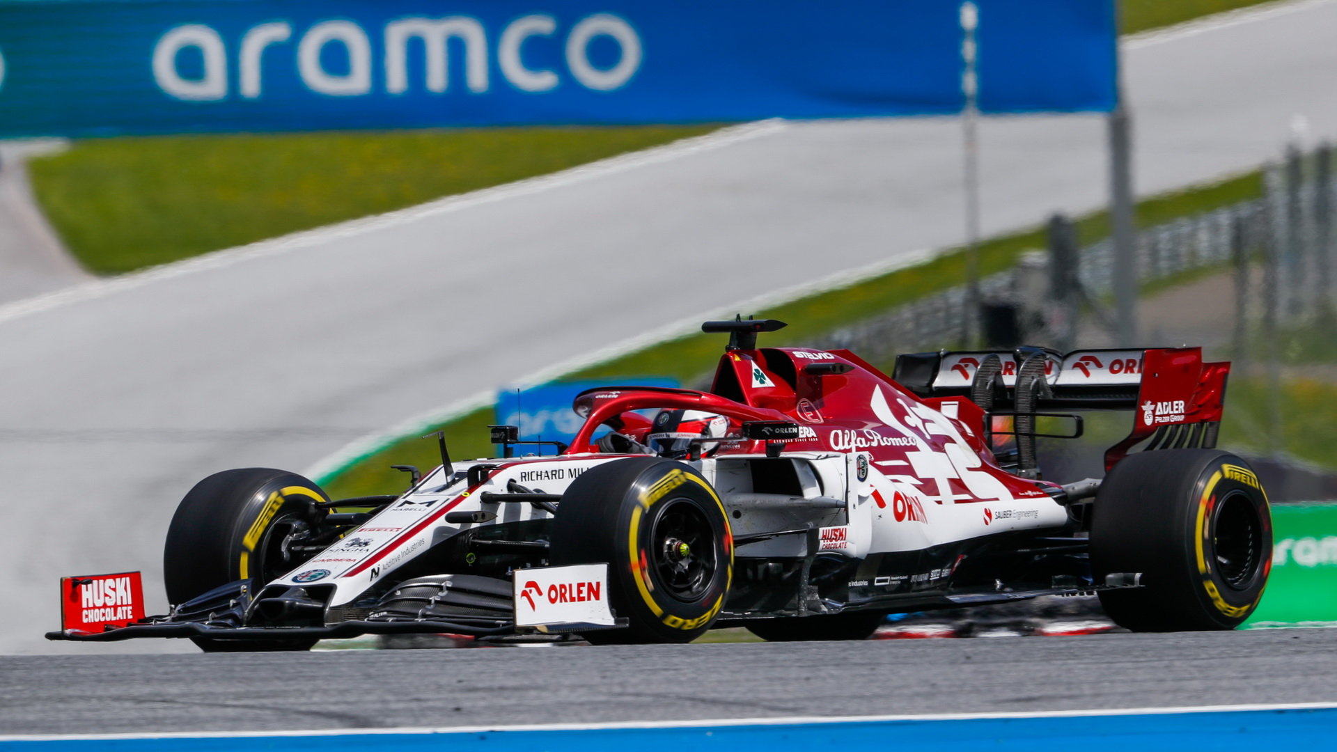 Kimi Räikkönen v závodě velké ceny Štýrska