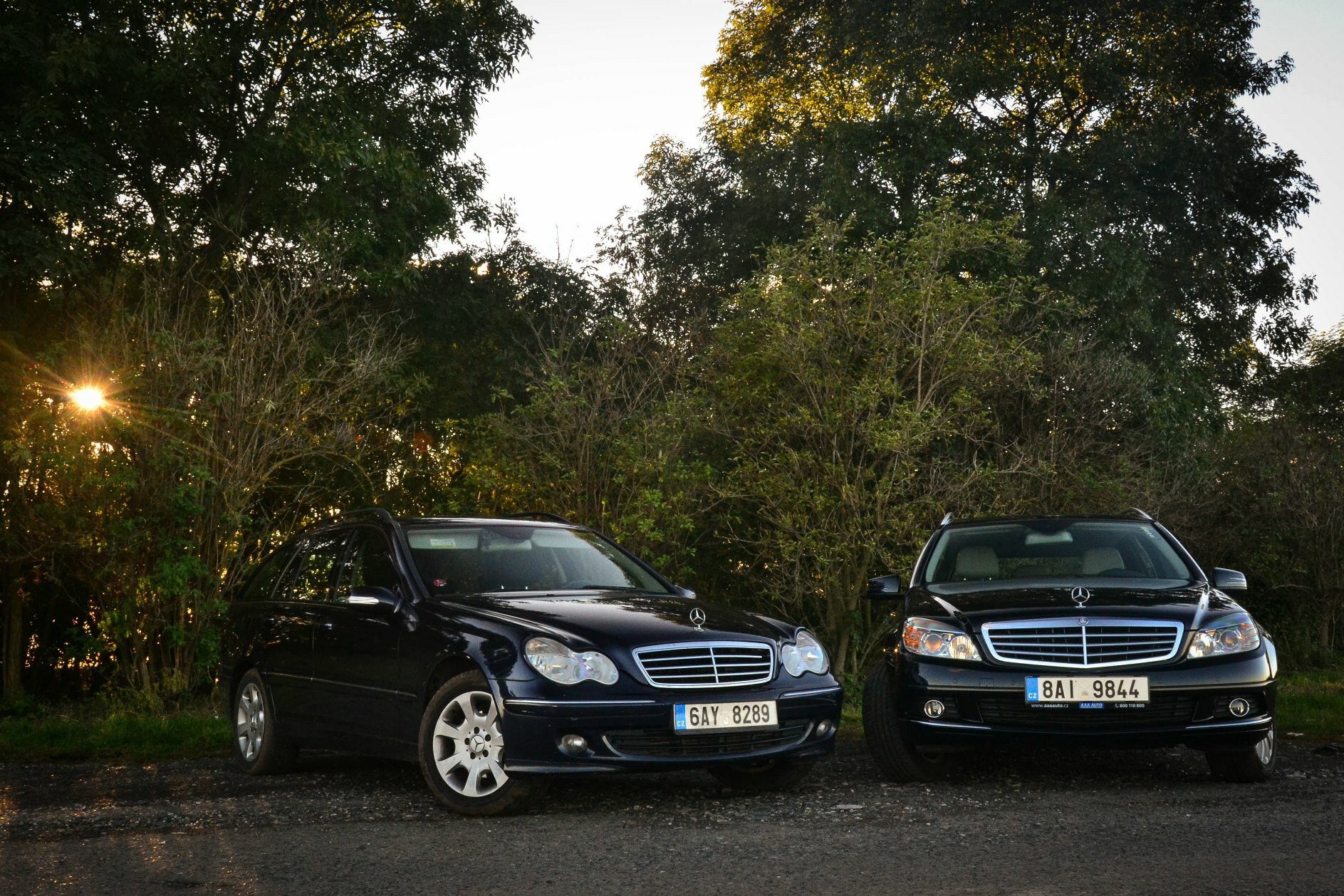 Mezigenerační srovnání Mercedesů C-class (S203 / S204)