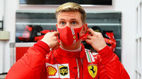 Mick Schumacher při testu s Ferrari SF71H ve Fioranu