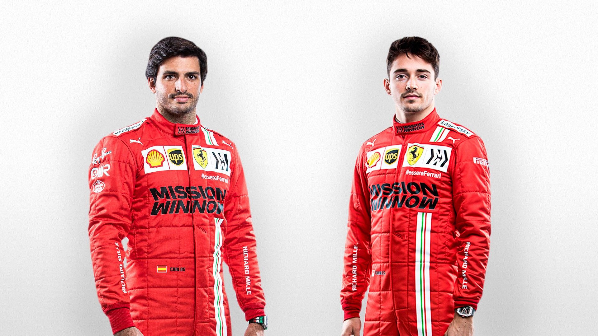 Nová dvojice Ferrari: Carlos Sainz (vlevo) a Charles Leclerc