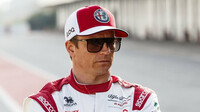 Kimi Räikkönen během testu v Barceloně