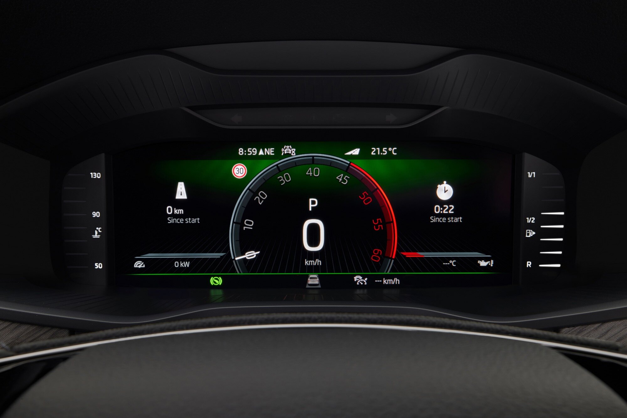 Škoda Kodiaq má nový virtuální kokpit se čtyřmi režimy zobrazení