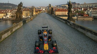 David Coulthard s Red Bullem v Praze