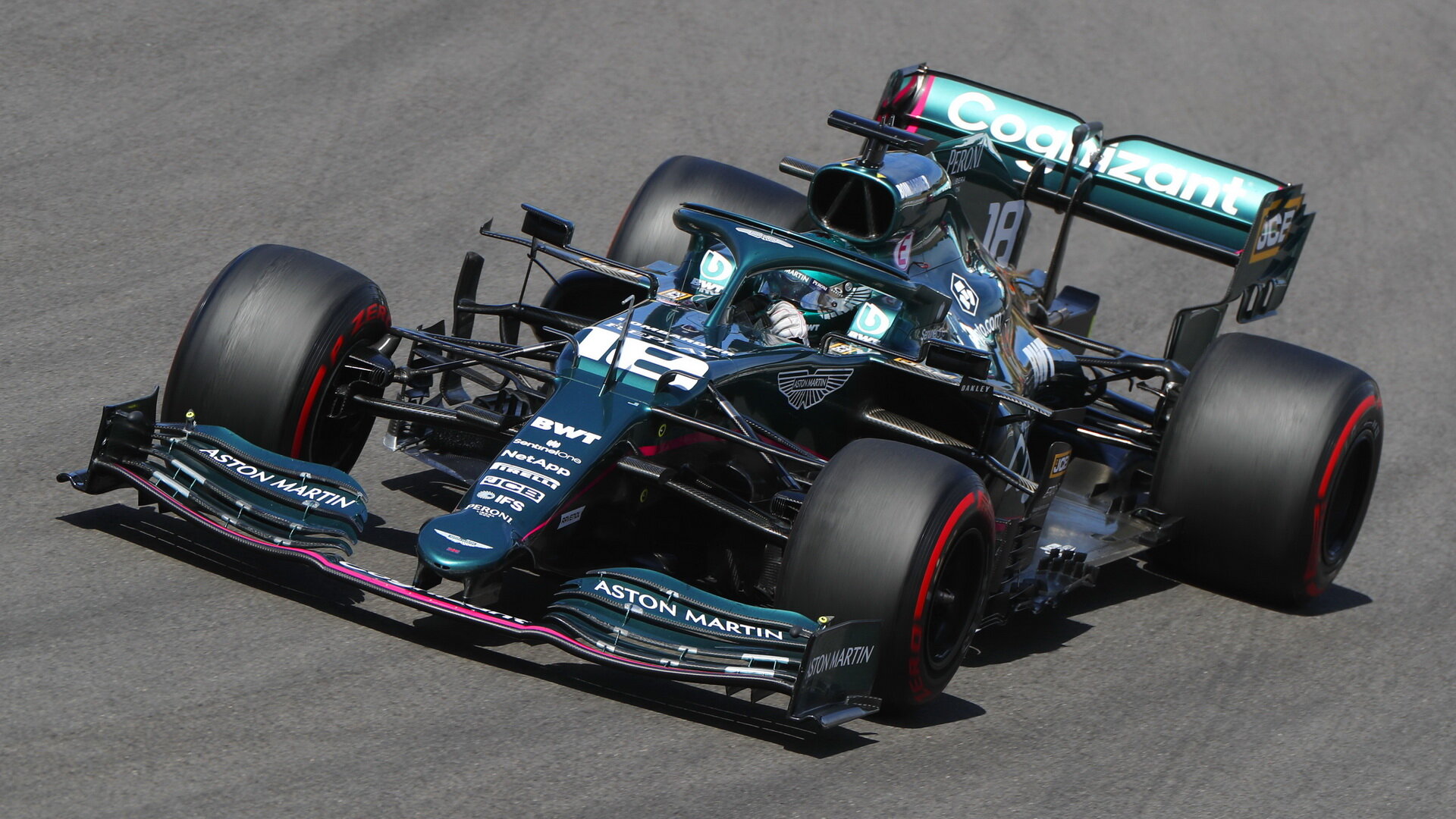 Lance Stroll - závod v Portugalsku