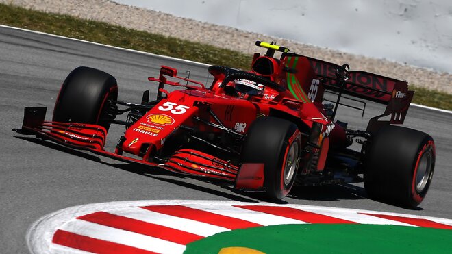 Carlos Sainz s Ferrari SF21