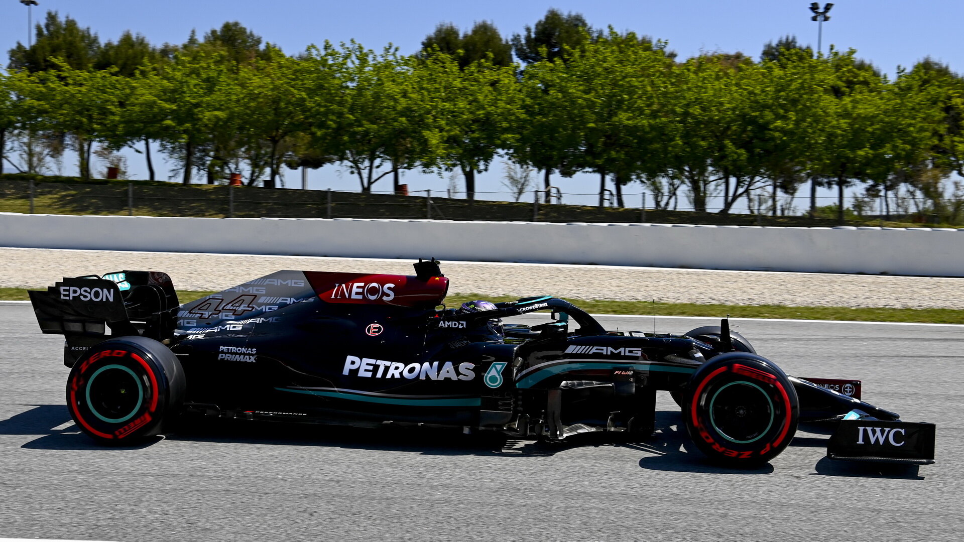 Lewis Hamilton - kvalifikace v Barceloně