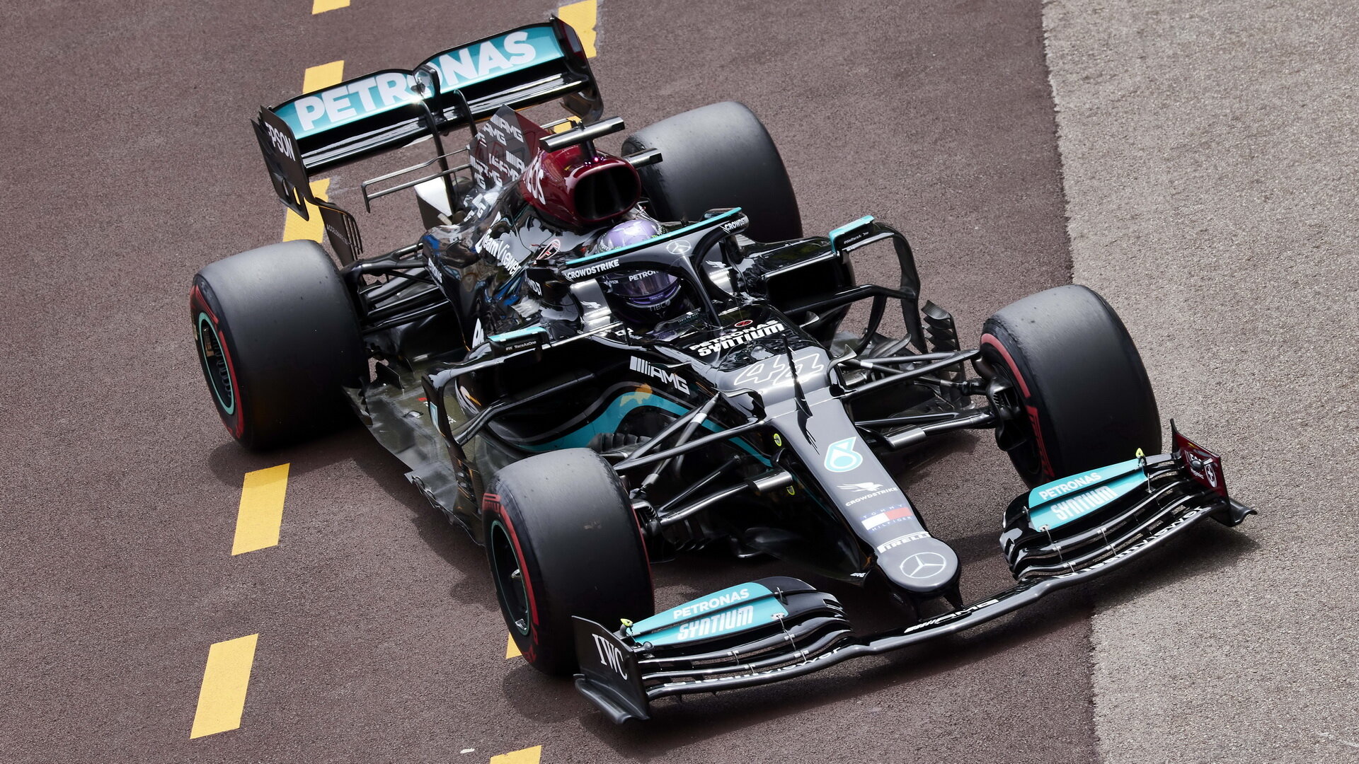 Lewis Hamilton - kvalifikace v Monaku