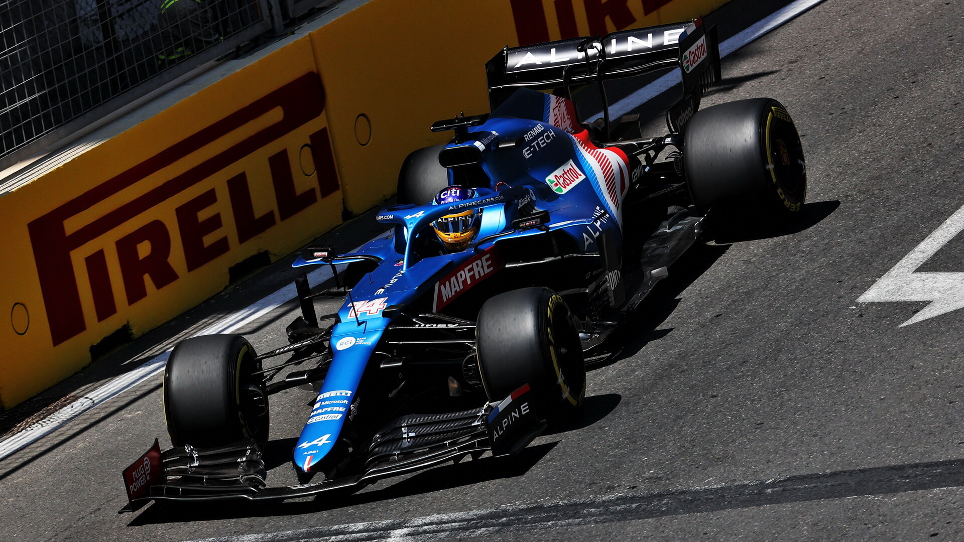 Fernando Alonso - kvalifikace Baku