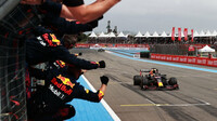 Max Verstappen v cíli - závod ve Francii