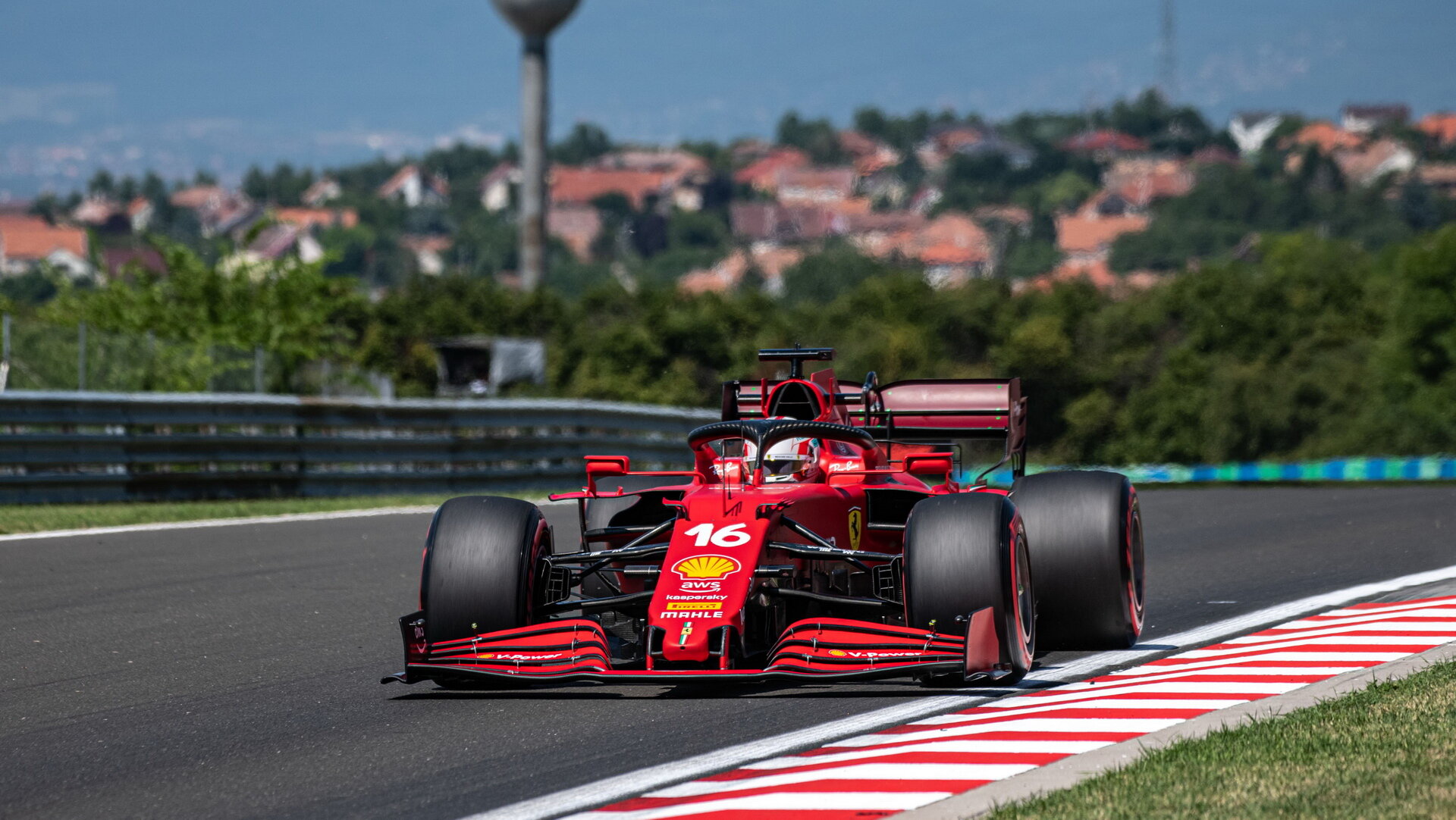 Charles Leclerc v Maďarsku