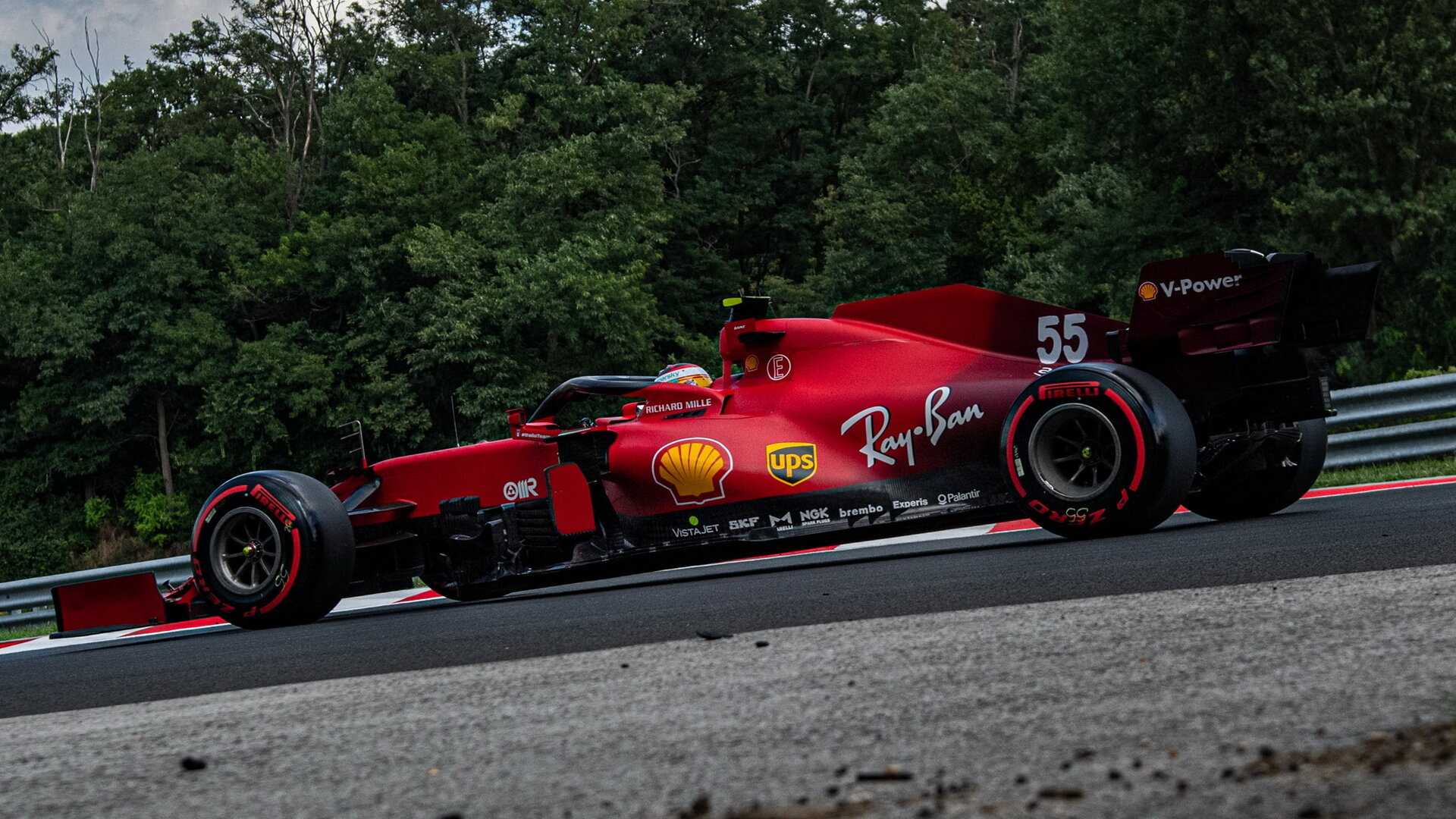 Carlos Sainz v Maďarsku