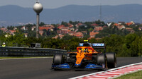 Lando Norris s McLarenem MCL35M v Maďarsku