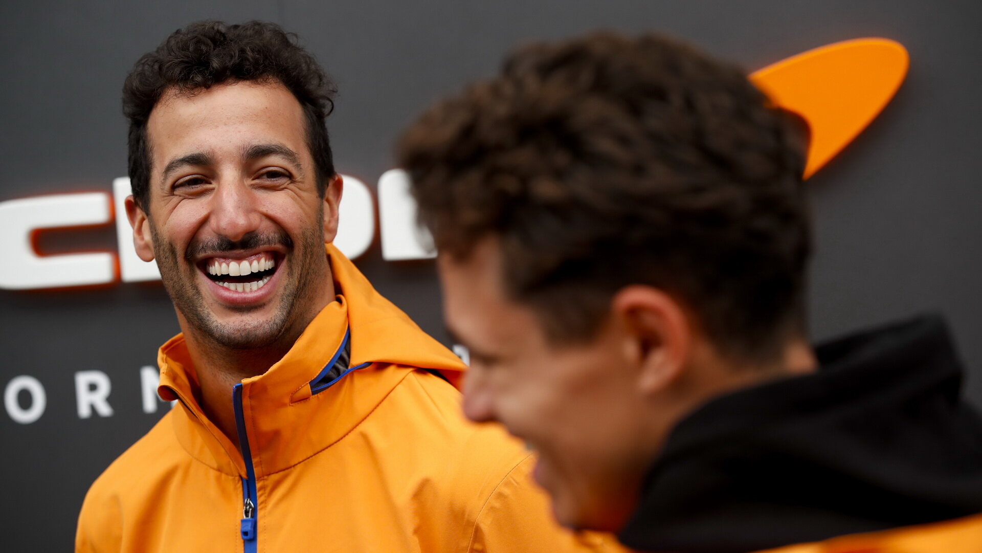 Daniel Ricciardo a Lando Norris v Brazílii