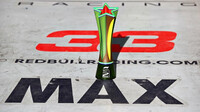 Trofej Maxe Verstappena za závod v Brazílii
