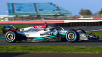 První test nového Mercedesu W13 v Silverstone