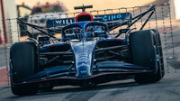 Williams FW44 během testů v Barceloně