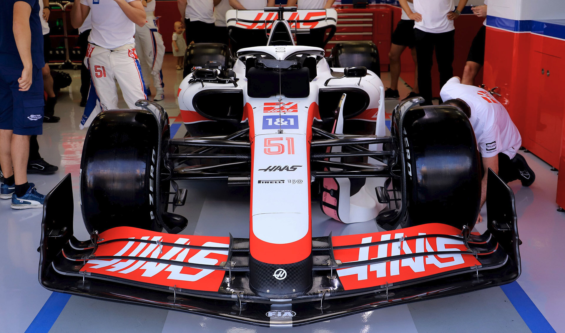 Haas VF-22 opět v novém zbarvení