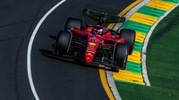 Charles Leclerc s Ferrari F1-75 v Austrálii