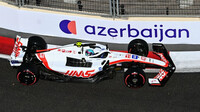 Mick Schumacher v kvalifikaci v Ázerbájdžánu