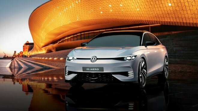 Volkswagen ID. AERO - koncept první elektricky poháněné limuzíny VW, dynamické, výkonné a aerodynamické