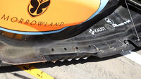 Detail podlahy McLarenu MCL36
