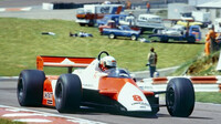 Niki Lauda po startu z 5. místa v Brands Hatch v roce 1982 s McLarenem MP4B nakonec vyhrál