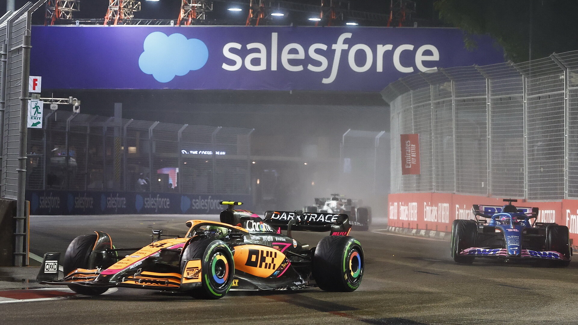 McLaren v Singapuru při smůle Alpine vytěžil maximum