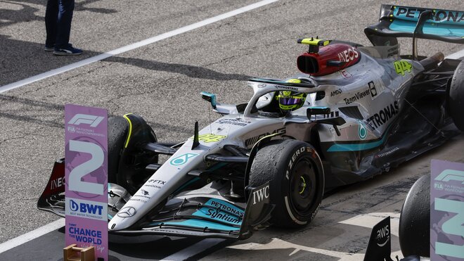Lewis Hamilton po závodě v americkém Austinu