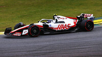 Mick Schumacher v závodě v Brazílii