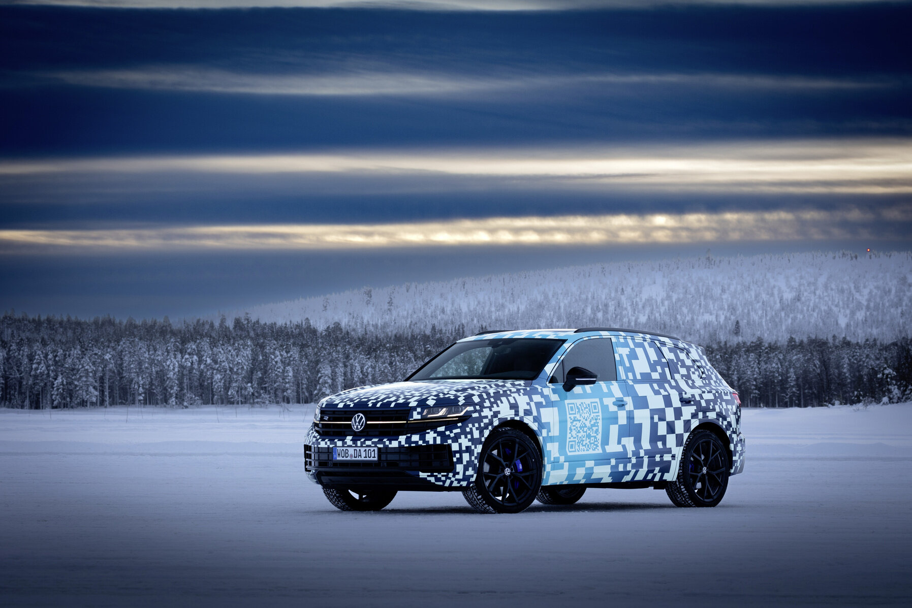 Volkswagen testuje nový Touareg v blízkosti polárního kruhu