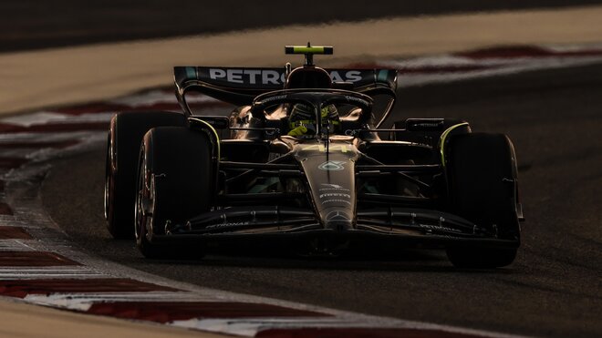 Lewis Hamilton v GP Bahrajnu 2023