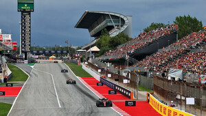 Valtteri Bottas v závodě ve Španělsku