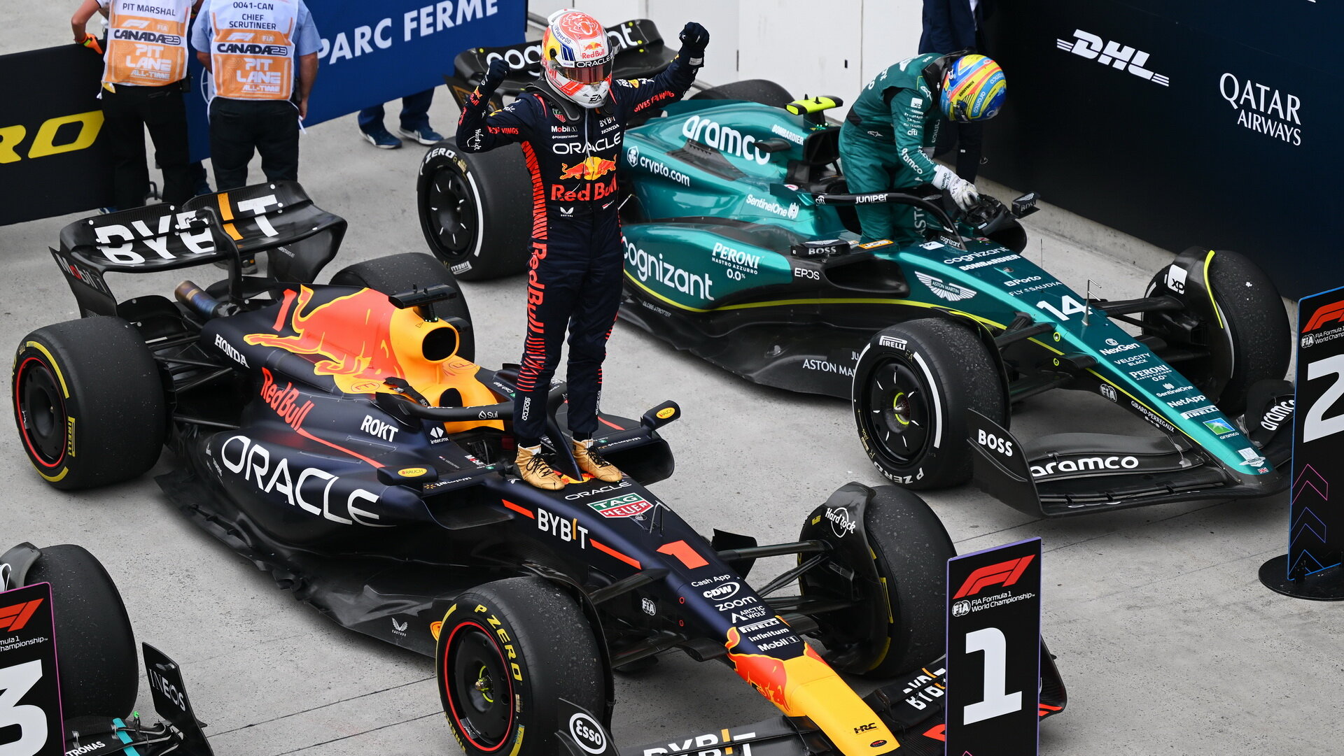 Max Verstappen vítězí v závodě v Kanadě
