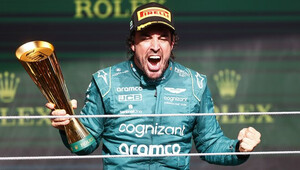 Fernando Alonso neukrývá radost za třetí místo po závodě v Brazílii