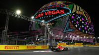 Charles Leclerc v závodě v Las Vegas