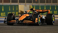 Lando Norris v závodě v Bahrajnu