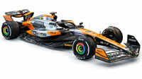 McLaren MCL38 v barvách pro Velkou cenou Spojených států 2024